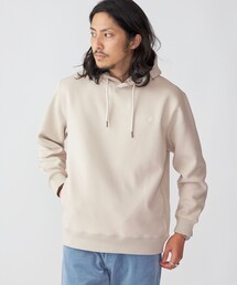 SHIPS | *SHIPS: ワンポイント ロゴ 梨地 ボンディング フリース プルオーバー パーカー(パーカー)