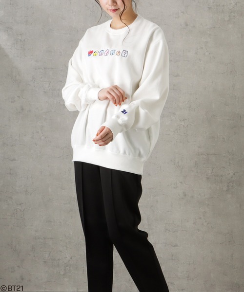 アクリルチャーム付き】BT21 アソートトレーナー（スウェット）｜BT21