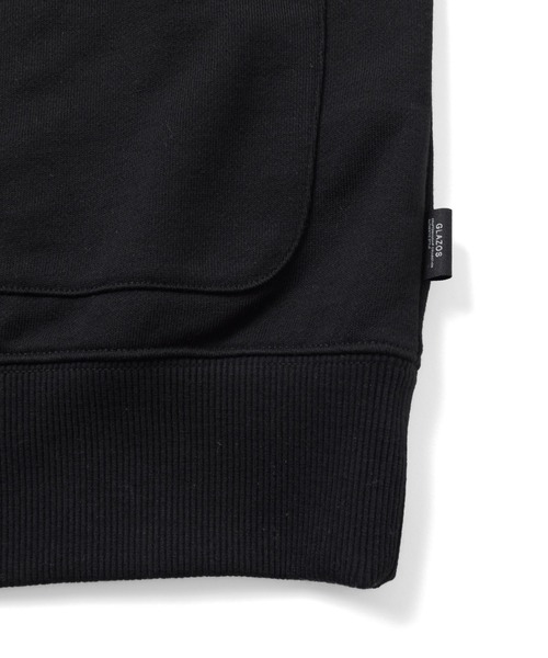 GLAZOS（グラソス）の「裏毛・ベーシックカーディガン（カーディガン/ボレロ・キッズ・ダークグリーン/ブラック/グレー・160cm/140cm/150cm/170cm）」の11枚目の写真