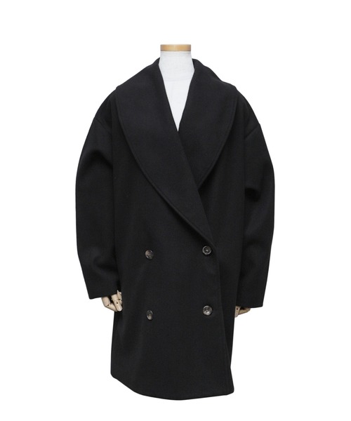 reca（レカ）の「ミドル丈Pコート（その他アウター・レディース・グリーン系その他/ブラック/アイボリー・M/L）」の21枚目の写真