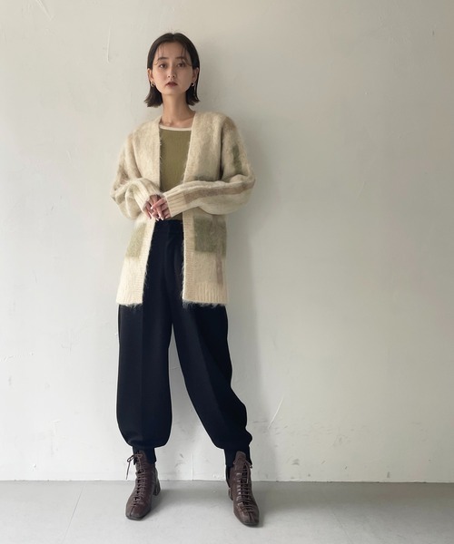 CLEIO（クレイオ）の「【CLEIO】ボリュームスリットパンツ（その他パンツ・レディース・ライトベージュ/ブラック・S/M）」の21枚目の写真