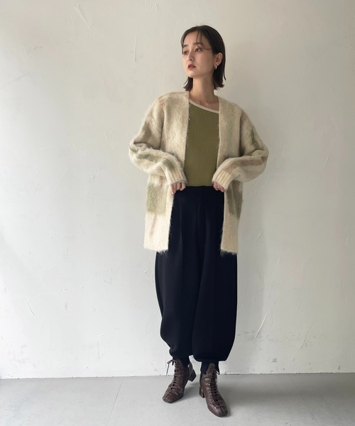 CLEIO（クレイオ）の「【CLEIO】ボリュームスリットパンツ（その他パンツ・レディース・ライトベージュ/ブラック・S/M）」の9枚目の写真