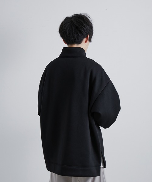 JUNRED(ジュンレッド)の「【Alpinus×JUNRed】ワンポイントハーフジップスウェットアンサンブル (ロンTee付き)(スウェット・メンズ・ブラック/ワイン/ブルー・M/S/L)」の17枚目の写真