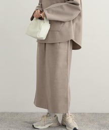 URBAN RESEARCH DOORS | 『セットアップ対応』 メルトンライクストレートスカート(スカート)