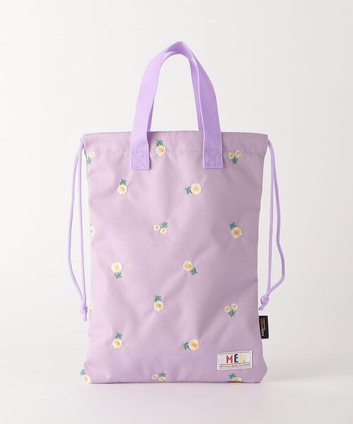 Flower⌘Mei様　オーダー　トートバッグ　シューズ入れ 別注】＜MEI＞EX シューズバッグ フラワー（トートバッグ）｜MEI（メイ