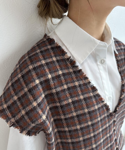 w closet（ダブルクローゼット）の「【マルチウェイ】チェックベスト