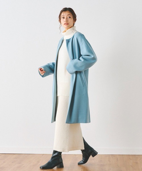 ブークレーニットスカート《手洗い可能》