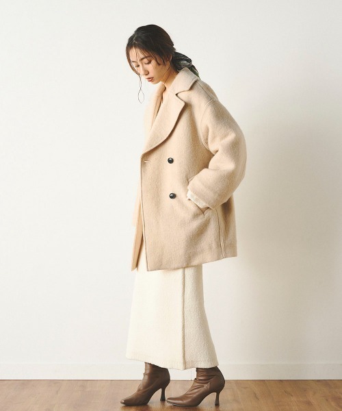 ブークレーニットスカート《手洗い可能》