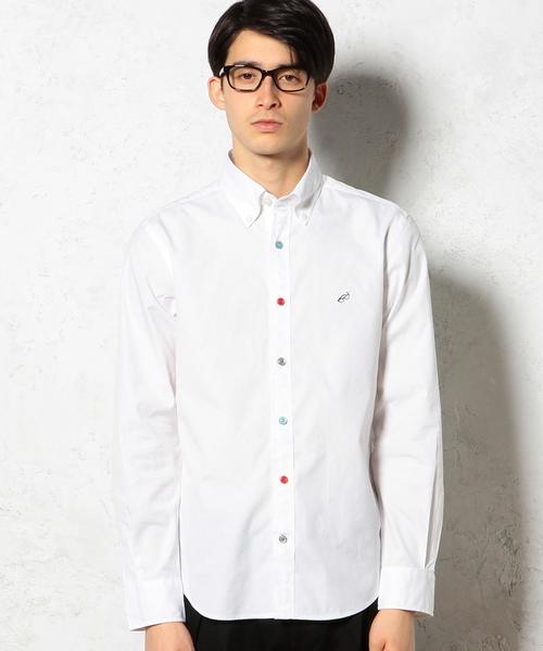 green label relaxing(グリーンレーベルリラクシング)の「【WEB限定】★★B/CRA P/OX EMBRO BD シャツ(シャツ/ブラウス・メンズ・ロイヤルブルー/ホワイト・X-LARGE/SMALL/MEDIUM/LARGE)」の6枚目の写真