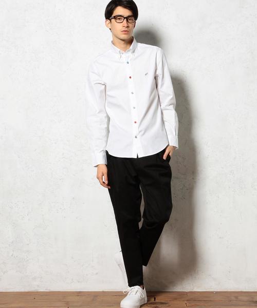 green label relaxing(グリーンレーベルリラクシング)の「【WEB限定】★★B/CRA P/OX EMBRO BD シャツ(シャツ/ブラウス・メンズ・ロイヤルブルー/ホワイト・X-LARGE/SMALL/MEDIUM/LARGE)」の8枚目の写真