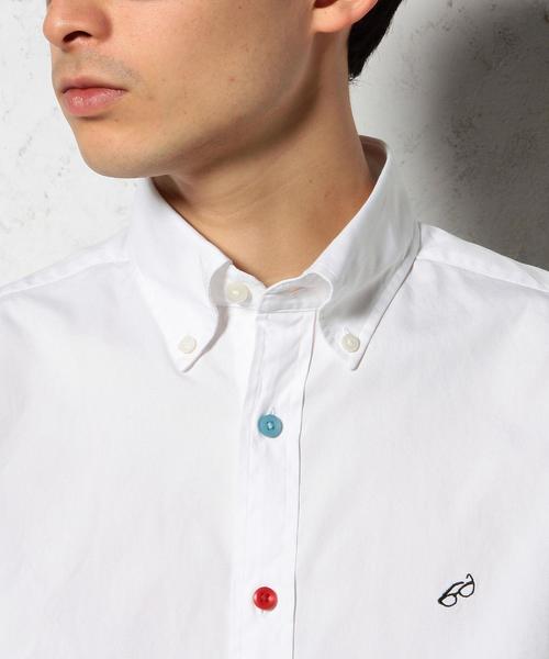 green label relaxing(グリーンレーベルリラクシング)の「【WEB限定】★★B/CRA P/OX EMBRO BD シャツ(シャツ/ブラウス・メンズ・ロイヤルブルー/ホワイト・X-LARGE/SMALL/MEDIUM/LARGE)」の9枚目の写真