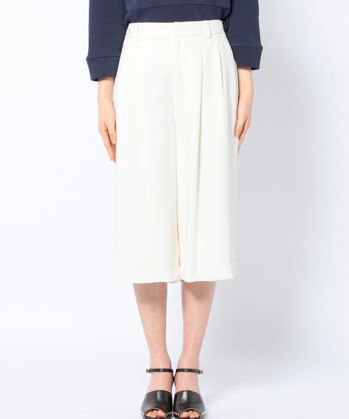 Another Edition（アナザーエディション）の「ポリエステルダブルクロス6分パンツ/AEBC　PE ダブルクロス 6ブ PT◆（その他パンツ・レディース・オフホワイト/ブラック・MEDIUM/SMALL）」の4枚目の写真