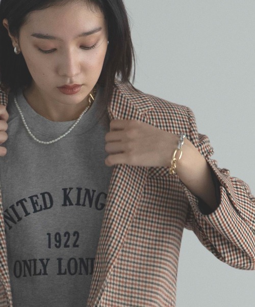 marjour（マージュール）の「CHAIN×PEARL NECKLACE（ネックレス・レディース・ホワイト系・FREE）」の9枚目の写真