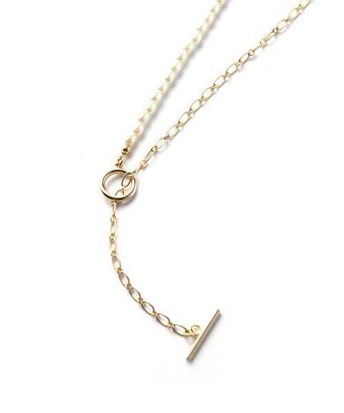 marjour（マージュール）の「CHAIN×PEARL NECKLACE（ネックレス・レディース・ホワイト系・FREE）」の11枚目の写真