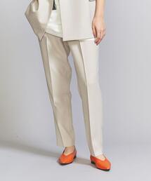 BEAUTY&YOUTH UNITED ARROWS | リネンライク タックテーパードパンツ -ウォッシャブル-(スラックス)