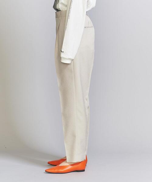 BEAUTY&YOUTH UNITED ARROWS(ビューティーアンドユースユナイテッドアローズ)の「リネンライク タックテーパードパンツ -ウォッシャブル-(スラックス・レディース・ナチュラル/ライトブルー/ネイビー・XS/S/M/L)」の21枚目の写真