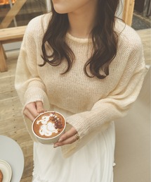 フワフワシアールーズニット/【WEB/EC限定商品】