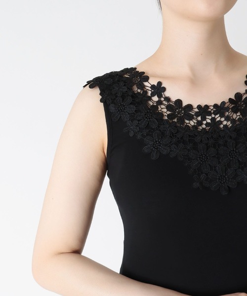 Cepica（セピカ）の「TioTio 2Wayパーツレースタンク（タンクトップ・レディース・グレー/ブラック/オフホワイト・FREE）」の5枚目の写真