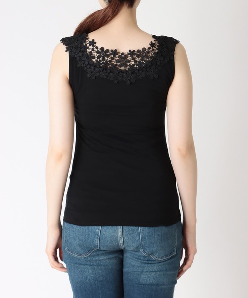 Cepica（セピカ）の「TioTio 2Wayパーツレースタンク（タンクトップ・レディース・グレー/ブラック/オフホワイト・FREE）」の6枚目の写真