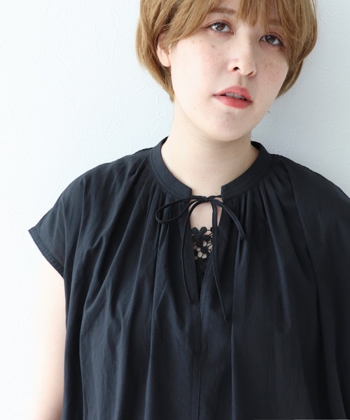 Cepica（セピカ）の「TioTio 2Wayパーツレースタンク（タンクトップ・レディース・グレー/ブラック/オフホワイト・FREE）」の11枚目の写真