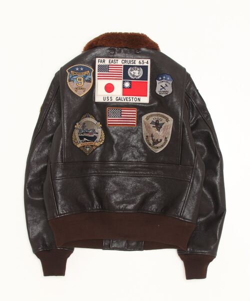 AVIREX（アヴィレックス）の「Ｇ－１　ＴＯＰ　ＧＵＮ　ＦＡＲ　ＥＡＳＴ　ＣＲＵＩＳＥ（その他アウター・メンズ・ブラウン・36）」の2枚目の写真