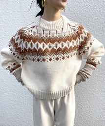 SHENERY | ノルディックショートニット(ニット/セーター)