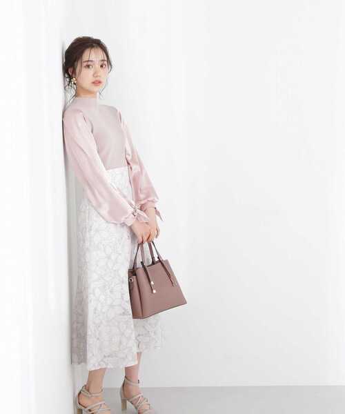 PROPORTION BODY DRESSING(プロポーションボディドレッシング)の「オパールマーメイドレーススカート / 1213120209(スカート・レディース・グレー/ブルー・SMALL/MEDIUM)」の6枚目の写真