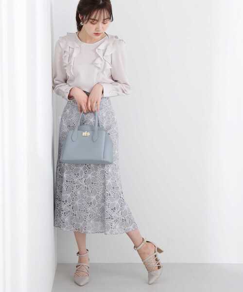 PROPORTION BODY DRESSING(プロポーションボディドレッシング)の「オパールマーメイドレーススカート / 1213120209(スカート・レディース・グレー/ブルー・SMALL/MEDIUM)」の14枚目の写真