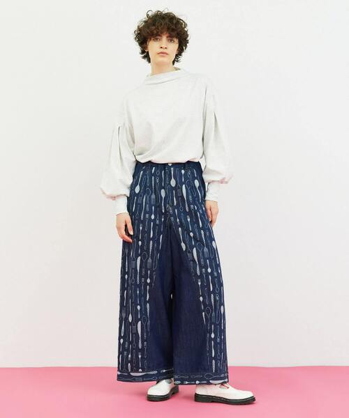 FRAPBOIS（フラボア）の「カトラリーデニム パンツ（その他パンツ・レディース・サックスブルー/ネイビー・1/0）」の13枚目の写真