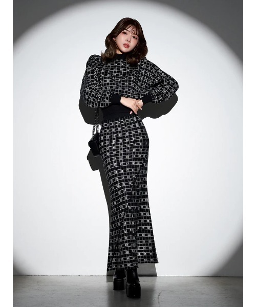 DDロゴボリュームニットトップス（ニット/セーター）｜Darich