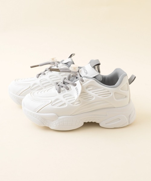 URBAN CHERRY（アーバンチェリー）の「デザインダッドシューズ（スニーカー・キッズ・グリーン/ピンク/グレー・18.0cm/22.0cm/20.0cm/17.0cm/19.5cm/17.5cm/21.5cm/18.5cm/16.5cm/21.0cm/20.5cm/19.0cm）」の5枚目の写真