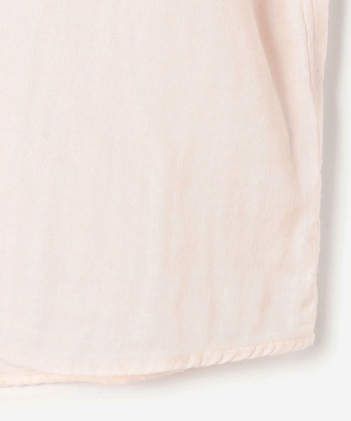 DANTON(ダントン)の「DANTON | 〈別注〉ダブルガーゼ バンドカラーシャツ WOMEN(シャツ/ブラウス・レディース・ピンク/ライトグレー/ホワイト・34/36)」の11枚目の写真