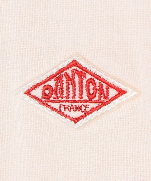 DANTON(ダントン)の「DANTON | 〈別注〉ダブルガーゼ バンドカラーシャツ WOMEN(シャツ/ブラウス・レディース・ピンク/ライトグレー/ホワイト・34/36)」の15枚目の写真