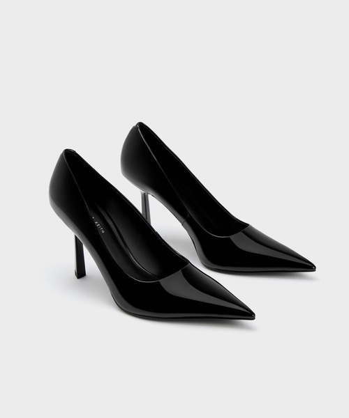 CHARLES & KEITH(チャールズ & キース)の「【販売終了】ポインテッドトゥ パンプス(パンプス・レディース・ライラック/ブラック・25.5cm/23.5cm/25cm/22.5cm/23cm/24.5cm/22cm)」の3枚目の写真