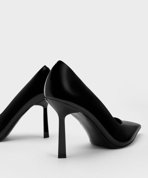 CHARLES & KEITH(チャールズ & キース)の「【販売終了】ポインテッドトゥ パンプス(パンプス・レディース・ライラック/ブラック・25.5cm/23.5cm/25cm/22.5cm/23cm/24.5cm/22cm)」の4枚目の写真
