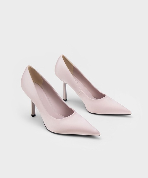 CHARLES & KEITH(チャールズ & キース)の「【販売終了】ポインテッドトゥ パンプス(パンプス・レディース・ライラック/ブラック・25.5cm/23.5cm/25cm/22.5cm/23cm/24.5cm/22cm)」の7枚目の写真
