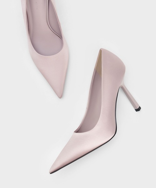 CHARLES & KEITH(チャールズ & キース)の「【販売終了】ポインテッドトゥ パンプス(パンプス・レディース・ライラック/ブラック・25.5cm/23.5cm/25cm/22.5cm/23cm/24.5cm/22cm)」の10枚目の写真