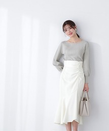 PROPORTION BODY DRESSING | アシメギャザーマーメイドスカート / 1213120404(スカート)