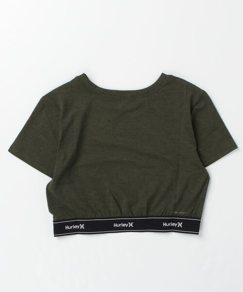 Hurley （ハーレー）の「Hurley/ハーレー  水陸両用/ショート丈ロゴジャガードバンドTシャツ/ラッシュガード   WSS2320033（Tシャツ/カットソー・レディース・ホワイト/カーキ/ブラック・M/S）」の5枚目の写真