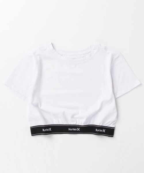 Hurley （ハーレー）の「Hurley/ハーレー  水陸両用/ショート丈ロゴジャガードバンドTシャツ/ラッシュガード   WSS2320033（Tシャツ/カットソー・レディース・ホワイト/カーキ/ブラック・M/S）」の17枚目の写真