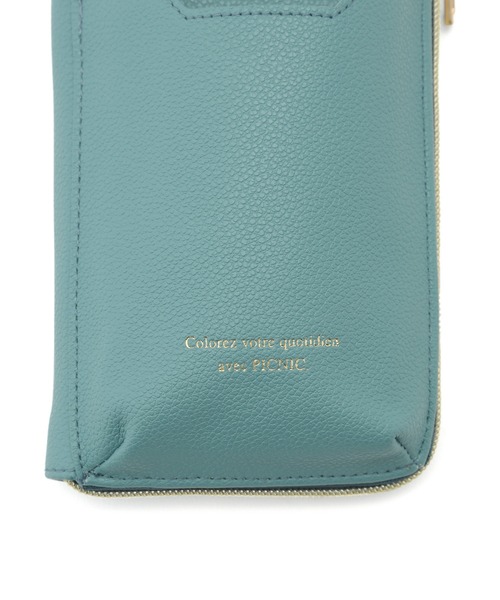 ROPE' PICNIC（ロペピクニック）の「【WEB限定カラー:ブルー,オレンジ】スマホ＆ウォレットショルダーバッグ（ショルダーバッグ・レディース・ブラック/ブルー/オレンジ/キナリ・FREE）」の10枚目の写真