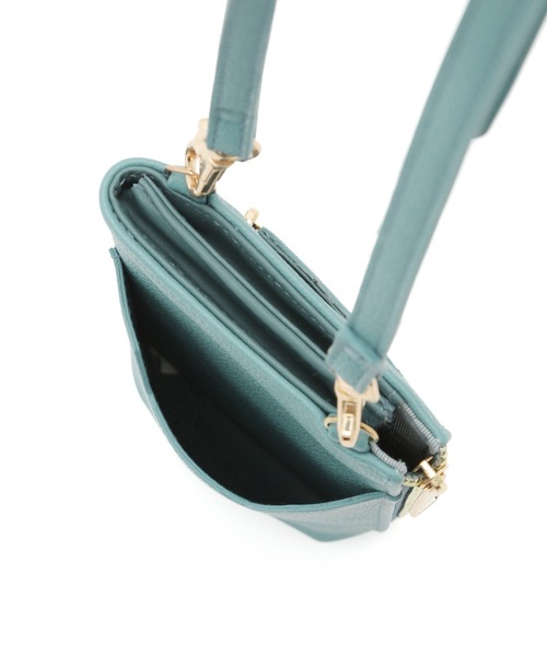 ROPE' PICNIC（ロペピクニック）の「【WEB限定カラー:ブルー,オレンジ】スマホ＆ウォレットショルダーバッグ（ショルダーバッグ・レディース・ブラック/ブルー/オレンジ/キナリ・FREE）」の15枚目の写真