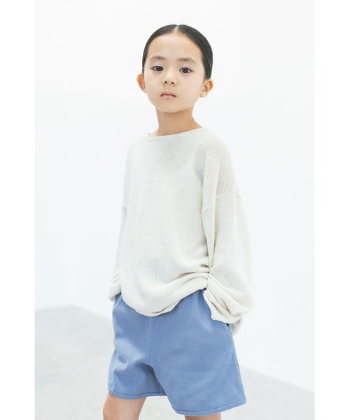 ooju(オージュ)の「【ooju】ルーズニット(キッズ)(ニット/セーター・キッズ・オフホワイト/ブラウン・1/2/3/4)」の3枚目の写真