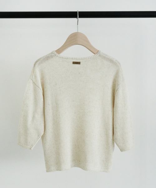 ooju(オージュ)の「【ooju】ルーズニット(キッズ)(ニット/セーター・キッズ・オフホワイト/ブラウン・1/2/3/4)」の8枚目の写真