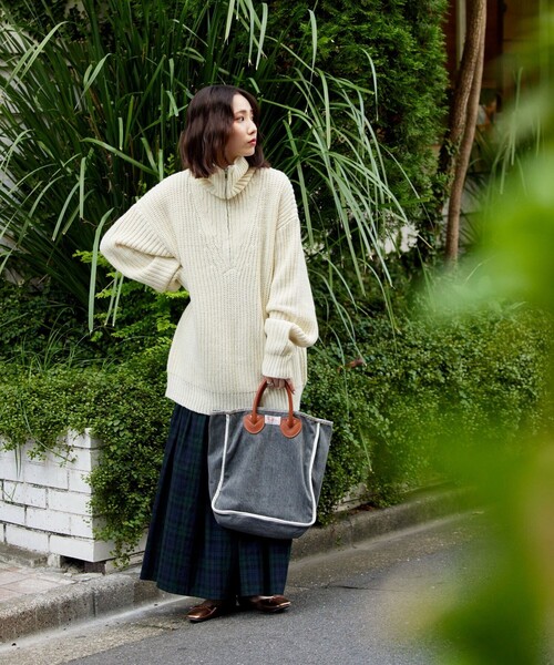 FREAK'S STORE（フリークスストア）の「長袖ニット（ニット/セーター・レディース・マスタード・ﾌﾘ-）」の2枚目の写真