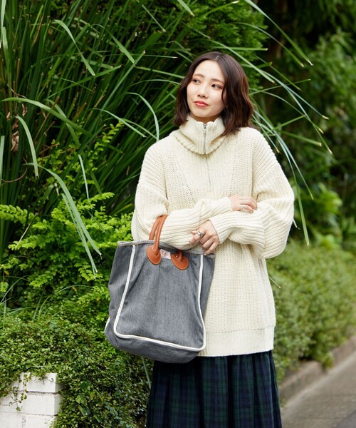 FREAK'S STORE（フリークスストア）の「長袖ニット（ニット/セーター・レディース・マスタード・ﾌﾘ-）」の3枚目の写真