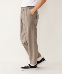 SHIPS Colors: テーパード ワイド トラウザー パンツ