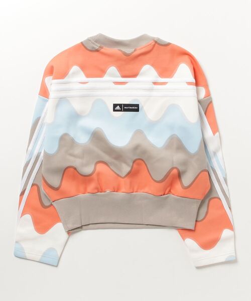 adidas（アディダス）の「adidas × マリメッコ フューチャーアイコン スリーストライプス スウェット / トレーナー / アディダス adidas（スウェット・レディース・ホワイト/コーラル・X-LARGE/SMALL/XX-LARGE/MEDIUM/LARGE）」の15枚目の写真