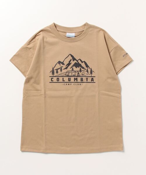 Columbia(コロンビア)の「コロンビア ウィメンズヤハラフォレストショートスリーブTシャツ(Tシャツ/カットソー・レディース・オフホワイト/ブラウン/サーモンピンク/ダークグレー・M/L/XL/S)」の3枚目の写真