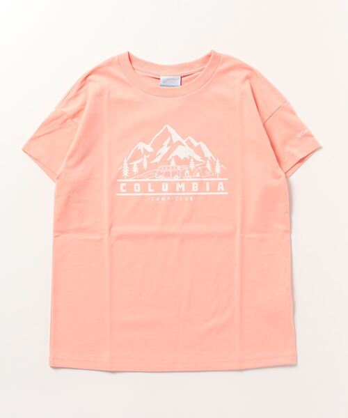 Columbia(コロンビア)の「コロンビア ウィメンズヤハラフォレストショートスリーブTシャツ(Tシャツ/カットソー・レディース・オフホワイト/ブラウン/サーモンピンク/ダークグレー・M/L/XL/S)」の4枚目の写真